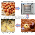 Vlais high hatching rate fully automatic 880 egg incubator